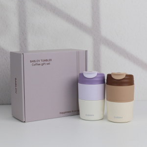 바블로브 스텐 텀블러 2종 선물세트 400ml TT800