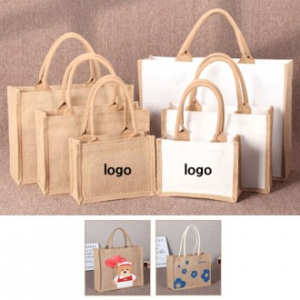 린넨 캐버스백 에코백 가방 황마 사각 가방 22*16*10