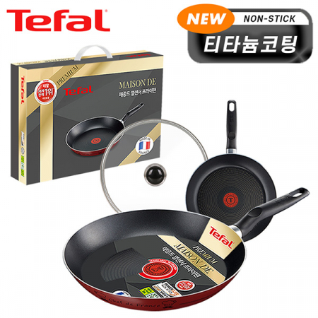 테팔 뉴메종드 티타늄 프리미엄 프라이팬 24cm+30cm+유리뚜껑 CT1-NMFP430G #2