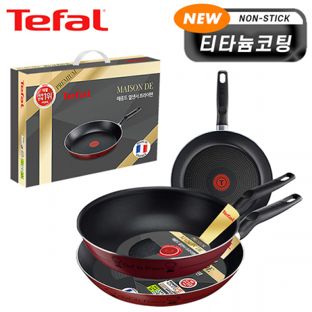 테팔 뉴메종드 티타늄 프리미엄 프라이팬 26cm+28cm+멀티팬 28cm CT1-NMFP68W8 #2