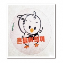 고투명 PET 투명 부채 // 주문제작