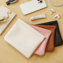 모모카멜 GP01M PU 자동 닫침 파우치 중형