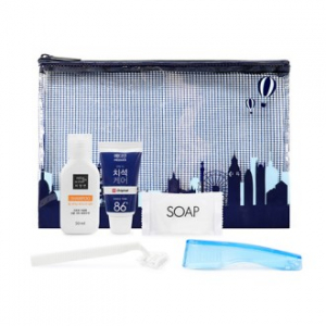 루무드 네이비메쉬 알뜰형 여행용세트 5종