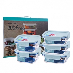 락앤락 더클리어 밀폐용기 5종 세트