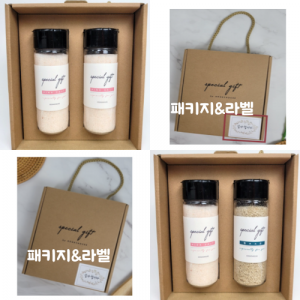 소금선물세트 히말라야 핑크솔트 소금 패키지선물 판촉 선물용
