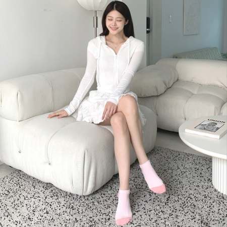 인컴 파스텔 스니커즈 양말, 발목 캐주얼 양말 #2