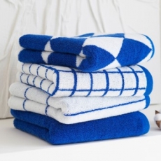 블루 모달 세면타올 200g