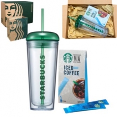 스타벅스 골그린 워드마크 폼 콜드컵 아이스커피 기프트박스 선물세트