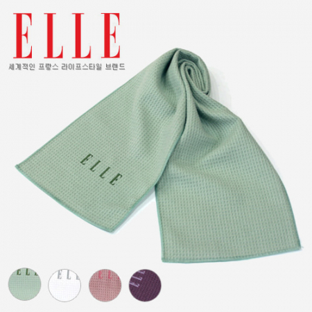 엘르 20와플 스포츠타올 1매 #2