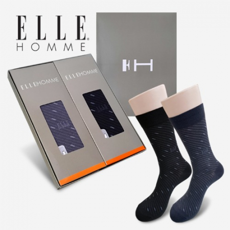 엘르 스티치 신사양말 2족세트 #2