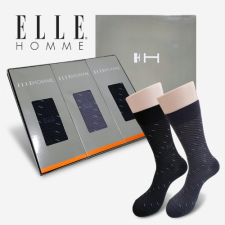 엘르 스티치 신사양말 3족세트 #2