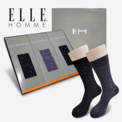 엘르 스티치 신사양말 3족세트