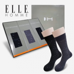 엘르 스티치 신사양말 3족세트