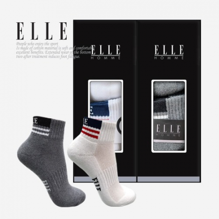 엘르 골프 스포츠양말 2족세트 #2