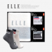 작은이미지: 엘르 로즈타올 1매 + 스포츠양말 남녀 2족세트 #2