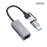 유니콘 USB A타입 + C타입겸용 유선랜카드 100Mbps 알루미늄 바디 CLAN-200AC