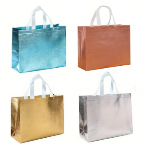 모모카멜 GP06 홀로그램 부직포 쇼핑백 4색