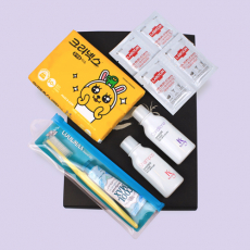 크리오 초극세모 양치세트 외 여행용세면도구