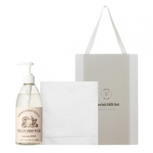 더마음가는 선물세트 레몬향 주방세제 500ml + 호텔타올150g