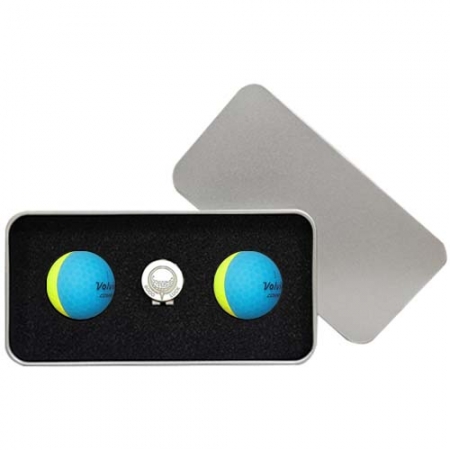 볼빅 비비드 콤비 칼라랜덤 2구 볼마커 틴케이스세트 #2