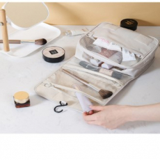 트래블 멀티파우치, 여행용화장품 손잡이 칸막이 파우치