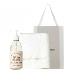 라라 기분좋은선물세트 주방세제 + 밤부 세면타올 180g