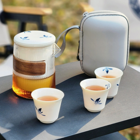 휴대용 다도 세트 3인 세트 300ml #2