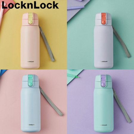 락앤락 스쿨핏 코튼캔디 원터치 텀블러 370ml, 3233 이중잠금 완벽 밀폐 텀블러 #2
