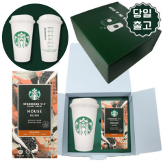 스타벅스 비아커피 하우스 블렌드+ 스타벅스 텀블러 핫컵 콜드컵 1개 선물세트