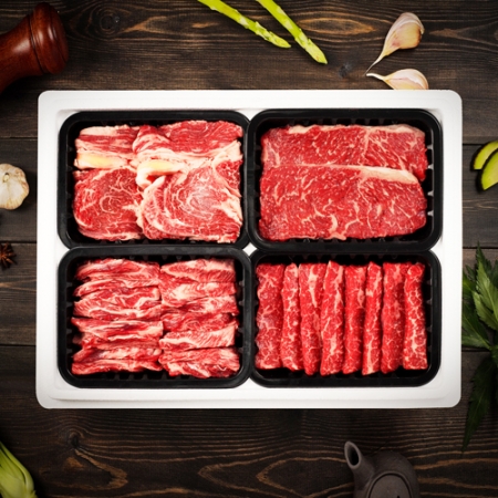 [안동바른한우] 1등급 한우 구이혼합 선물세트7호 1.2kg(등심300g 갈비살300g 채끝300g 특수부위300g) #2