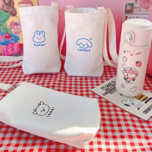 B040 캐릭터 물병 텀블러 가방 파우치 답례품 기념품 인쇄 주문제작