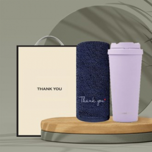 시즈넬 락앤락 데일리 원터치 텀블러 550ml + 송월 땡큐타올 190g