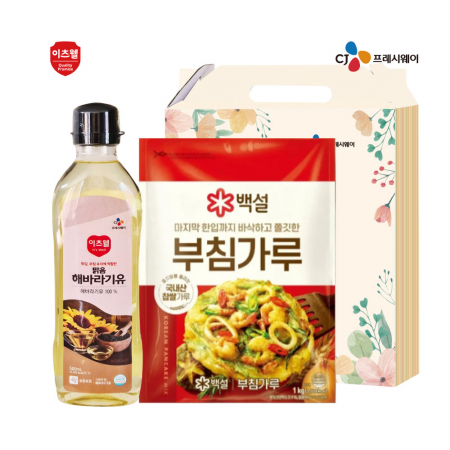 CJ해바라기유, CJ부침가루 2종세트 #2
