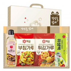 정성을 담다 3호세트(부침, 튀김, 해바라기유, CJ위생백)