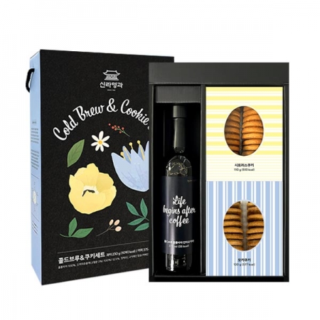 [신라명과] 콜드브루&쿠키(2종) 선물세트 [THANKS EDITION]무료배송 [풍성한명절] #2
