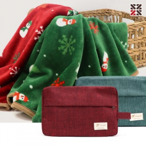 스노우극세사담요+파우치세트