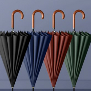 U041 우드 손잡이 16K 튼튼한 장우산