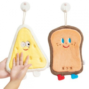 CIH905 나는용 산호 벨벳 핸드 주방타올