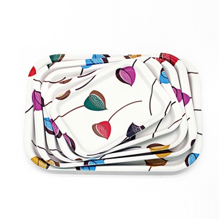 무광 멜라민 직쟁반 연실 대형 1p #2