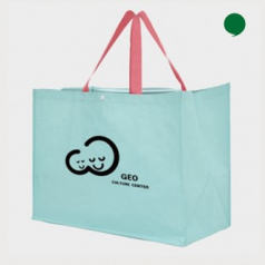 특대형 민트 레트로 타포린 시장가방