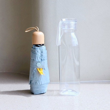 센트라도 캡슐우드 5단 우양산 + 락앤락 데일리 밸런스 보틀 세트 #4