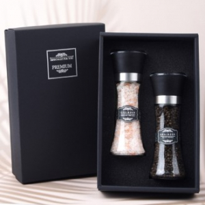 그라인더 소금 선물 세트, 핑크+통후추 답례품