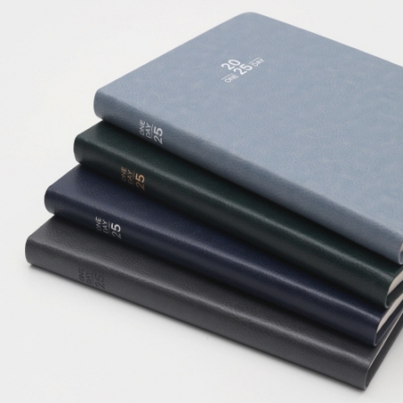 AP10 양장 다이어리 25절 - 네이비 #5