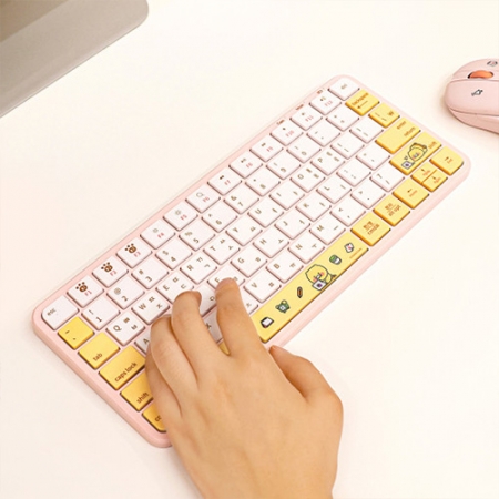 캐릭터 텐키리스 무선 키보드 #4