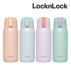 락앤락 코튼캔디 스쿨핏 원터치 텀블러 370ml