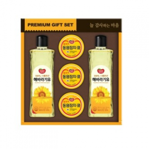 [동원] 행복 5호 (동원 쿡참치 85g x 3, 동원 해바라기유 500ml x 2)