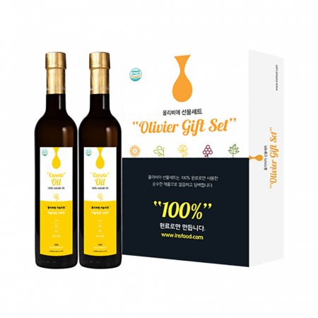 올리비에(카놀라유 500ml x 2), (해바라기유 500ml x 2) #2