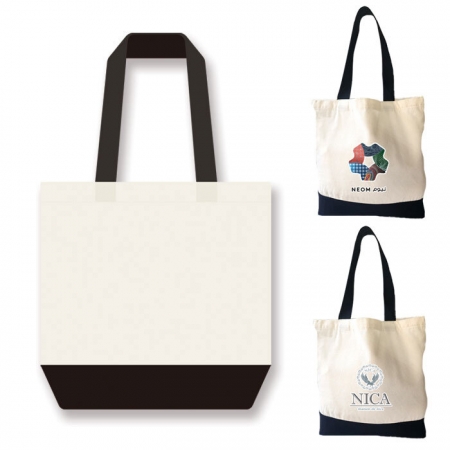 밑면 배색 고급형 판촉 숄더형 에코백 가방 #2