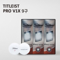 타이틀리스트 pro v1x 9구 (4pc) v1x 골프공