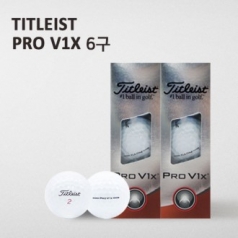 타이틀리스트 pro v1x 6구(4pc) v1x 골프공